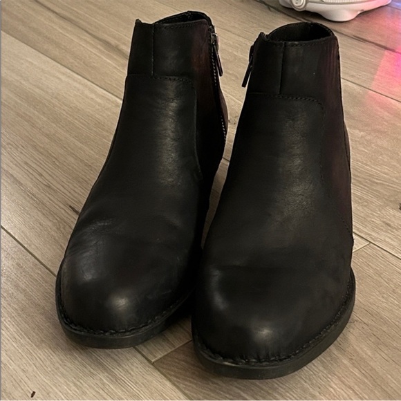 Kork-Ease Black Velma Leather Ankle Boots+Born Black Leather Ankle Boots Bundle - Picture 14 of 16